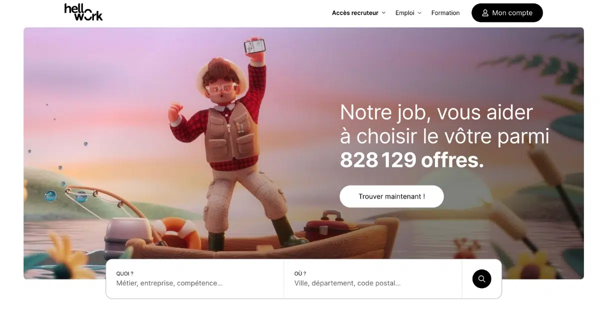 Hellowork : un des meilleurs sites de recrutement dans l'industrie en 2024